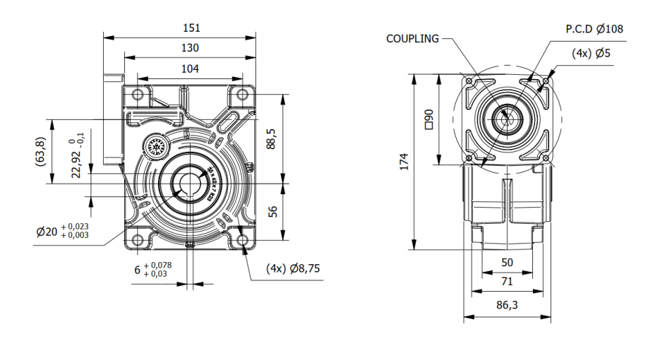 Tech GW65-C-40-B